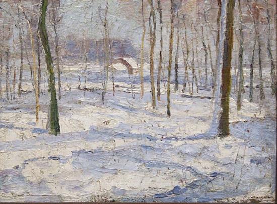 Georges Buysse Winter Landscape Spain oil painting art